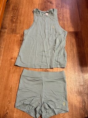 Victoria’s Secret Women's Sage Green Tank & Short Sleep Set
